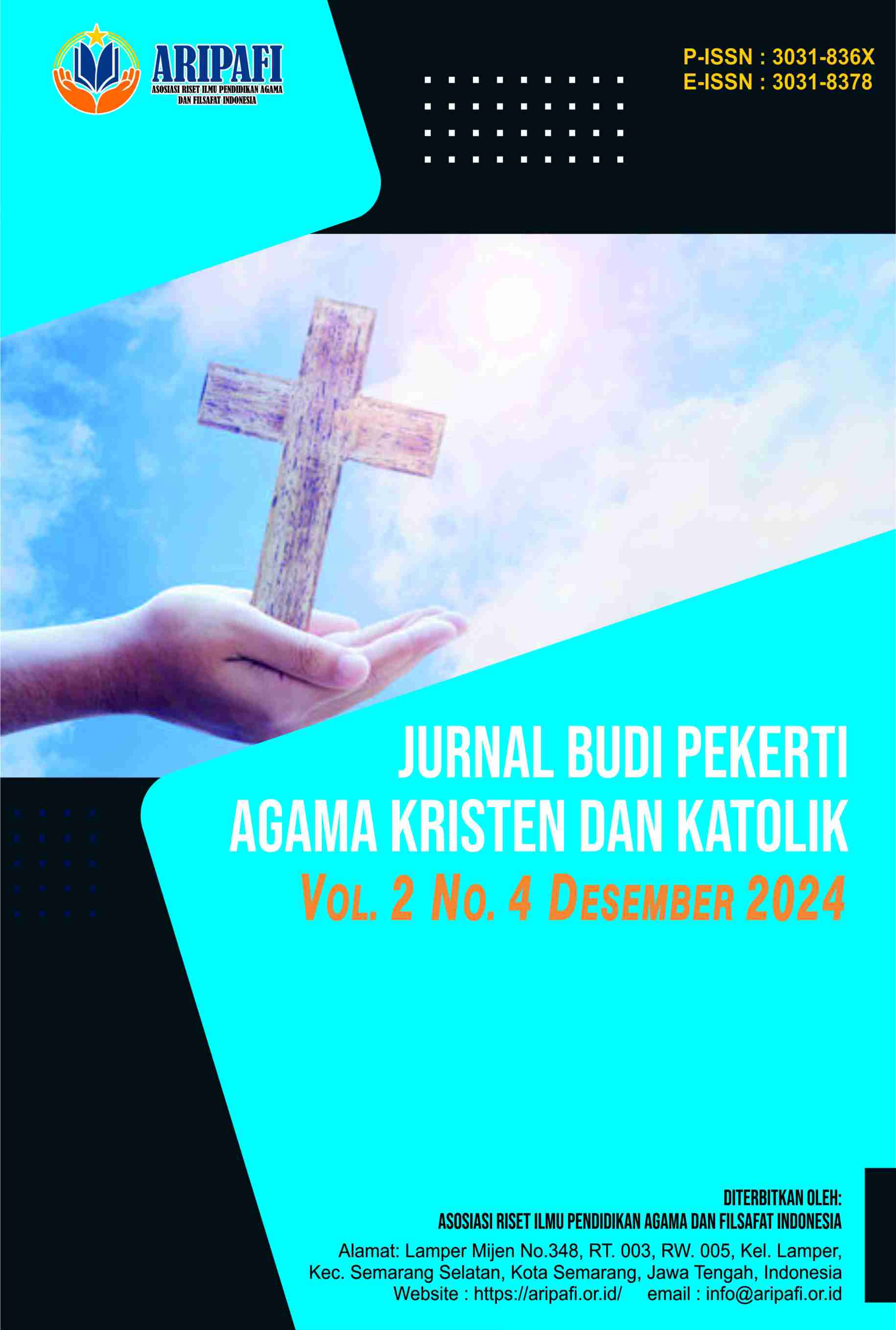 					View Vol. 2 No. 4 (2024): Desember :  Jurnal Budi Pekerti Agama Kristen dan Katolik
				